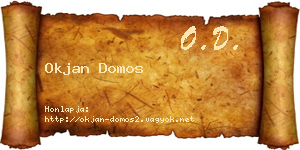 Okjan Domos névjegykártya